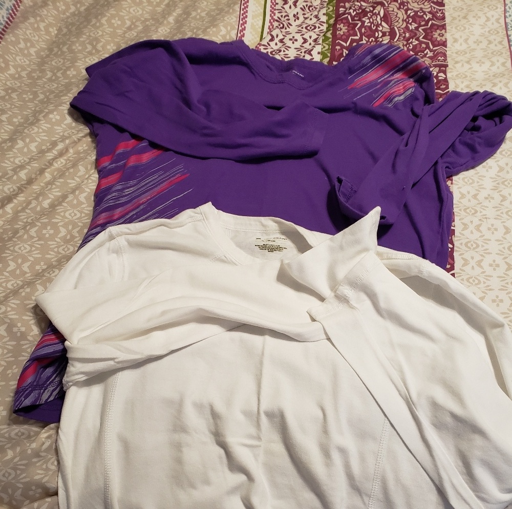 Two long sleeve shirts